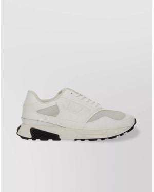 DIESEL Controlled Mesh Panels Round Toe Sneaker - White