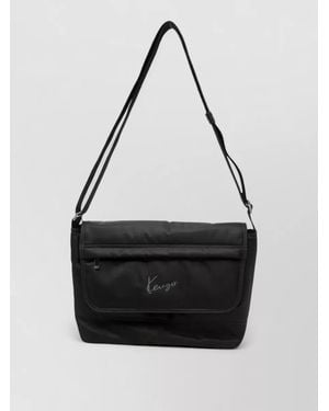 KENZO One Shoulder Bag Rectangular Adjustable Strap - Black