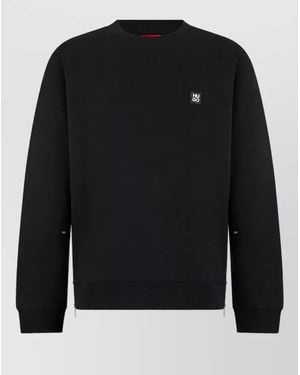 BOSS Long-Sleeve Crew-Neck Sweater - Black
