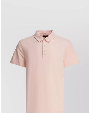 Vince Collared Shirts With Short Sleeves - Pink