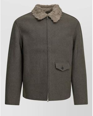 Our Legacy Single Breasted Short Coat - Gray