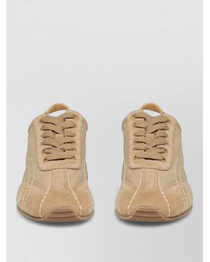 TOTEME Leather Sneakers - Natural