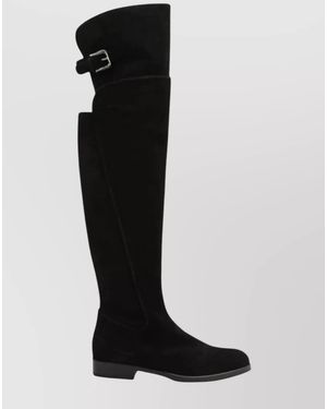 Dolce & Gabbana Leather Boots - Black