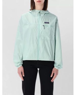 Patagonia Hooded Coat Long Sleeves Chest Pocket - Green