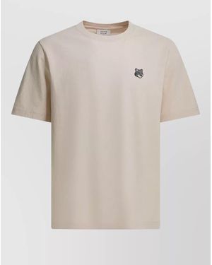 Maison Kitsuné Cotton T-Shirt - Natural
