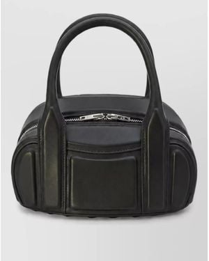 Alexander Wang Mini Leather Shoulder Bag - Black