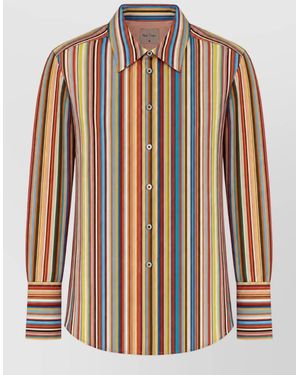 Paul Smith Silk Shirt - Brown