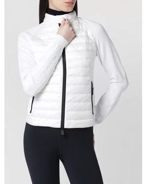Moncler Tech Fabric Regular-Fit Zip-Up Cardigan - White