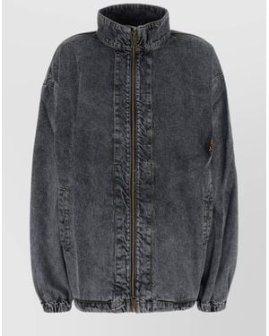 Y. Project Denim Bomber Jacket - Grey