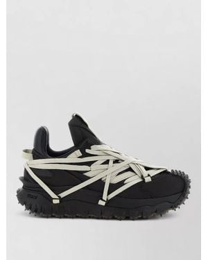 Rick Owens Leather High-Top Trainers - Black