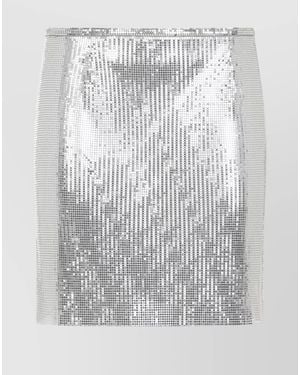 Rabanne Mini Skirt - White