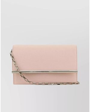 McQueen Mini Lambskin Crossbody Bag - Pink