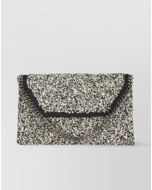 Stella McCartney Falabella Mini Bouclé Mini Bag - Grey