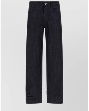 Jil Sander Denim Straight-Leg Trousers - Blue