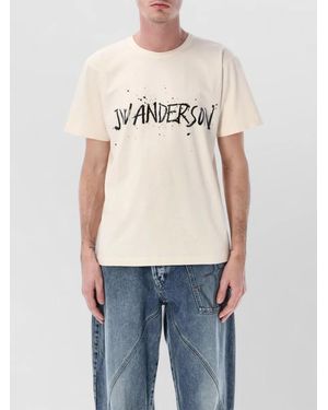 JW Anderson Cotton Logo T-Shirt - Blue