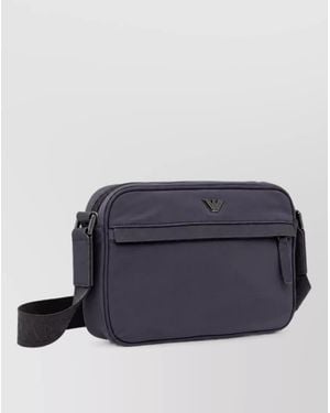Emporio Armani Logo Crossbody Bag - Blue