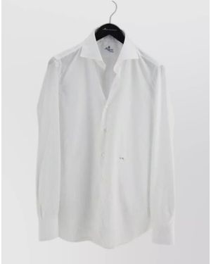 Finamore 1925 Cotton Tailored Shirt - White