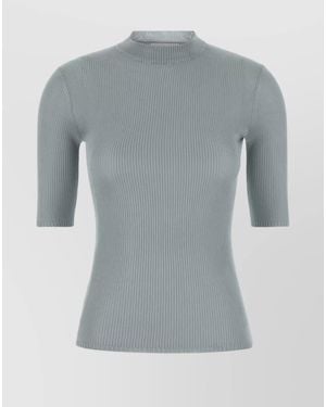 Miu Miu Silk Top - Grey