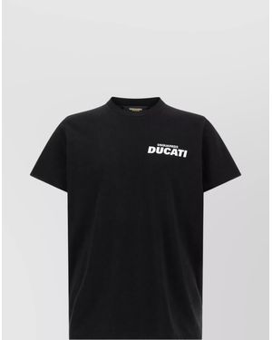 DSquared² Ducati Collaboration Crew Neck T-Shirt - Black