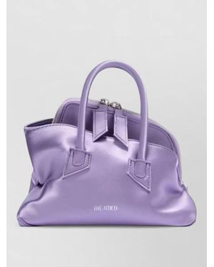 The Attico La Passeggiata Mini Top Handle Bag - Purple