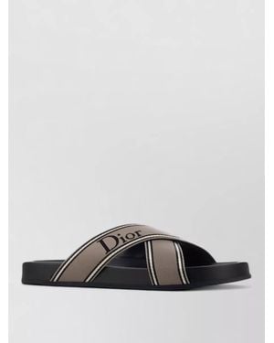 Dior Leather Slides - Multicolor