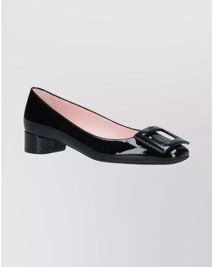 Roger Vivier Ballerina Shoes With Square Buckle Detail - Multicolor