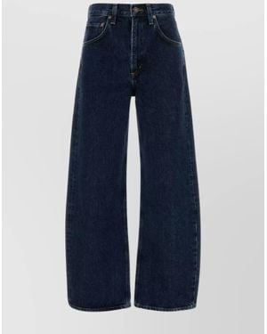 【送料&関税込】AGOLDE emmi Blue Five Pocket Jeans With Thin Agolde Emmi' Blue Five Pocket Jeans | ShopSimon
