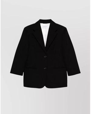 ジャケット GIVENCHY BLACK STRETCH WOOL BLEND BLAZER Givenchy Givenchy Women Black Stretch Wool Blend Blazer