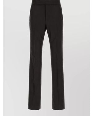 Tom Ford Wool Tailored Trousers - Black
