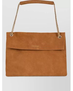 Orciani Leather Shoulder Bag - Brown