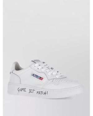 Autry Leather Low-Top Trainers - White