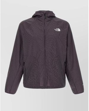 The North Face Nse Hooded Windbreaker Lightweight Design - Purple