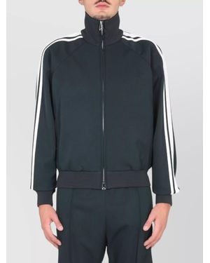 Bottega Veneta Ribbed Wool Track Jacket - Blue