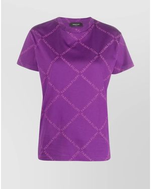 Fabiana Filippi Cotton T-Shirt - Purple