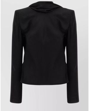 Saint Laurent Silk Blouse - Black