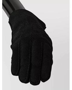 Dolce & Gabbana Leather Gloves - Black