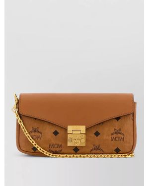 MCM Tracey Mini Shoulder Bag - Brown