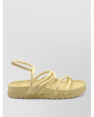 Chiara Ferragni Rubber Slides - Natural