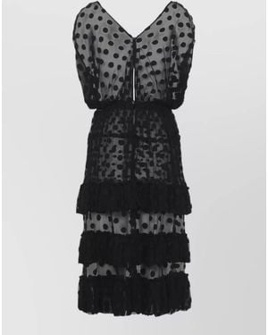 Dries Van Noten Midi Dress - Black