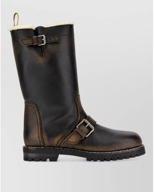 Fendi Leather Boots - Black
