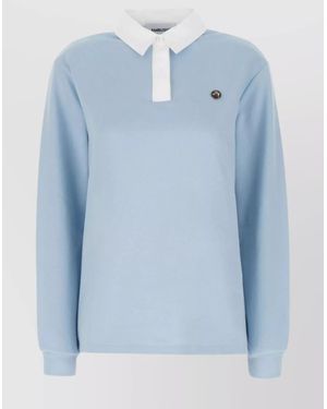 Ambush Loose-Fit Piqué Polo Shirt - Blue