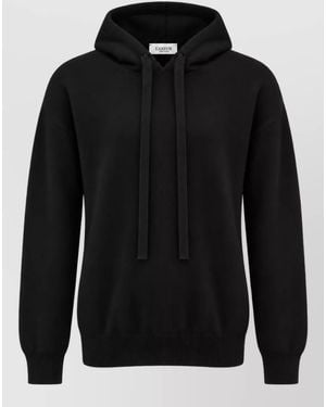 Laneus Cashmere Wool Tank Top - Black