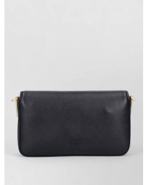 Pinko Evening Clutch Bag Exterior Hardware Strap - Gray