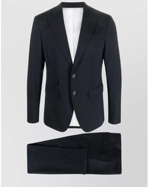 DSquared² Tailored Suit With Notch Lapel Design - Blue