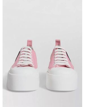 Dolce & Gabbana Canvas Logo Low Top Sneakers - White