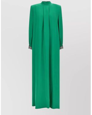 Valentino Garavani Silk Maxi Dress - Green