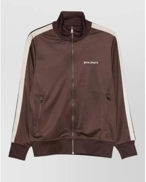 Palm Angels Sweatshirt Jacket - Brown
