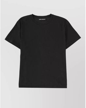 Our Legacy Regular-Fit Cotton T-Shirt - Black
