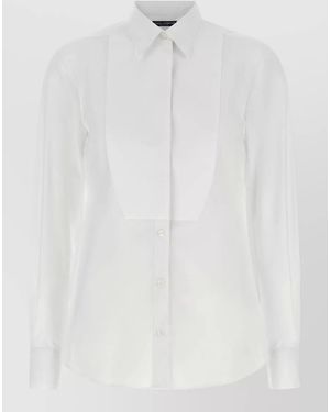 Dolce & Gabbana Tuxedo Shirt - White
