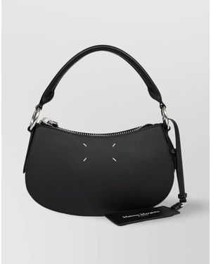 Maison Margiela Doll Leather Shoulder Bag - Black